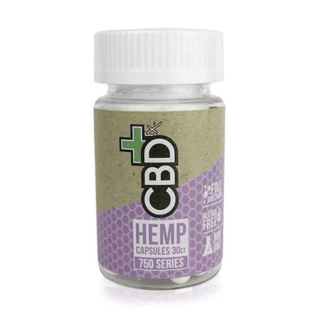750mg CBD Capsules 30ct Bottle – CBDfx